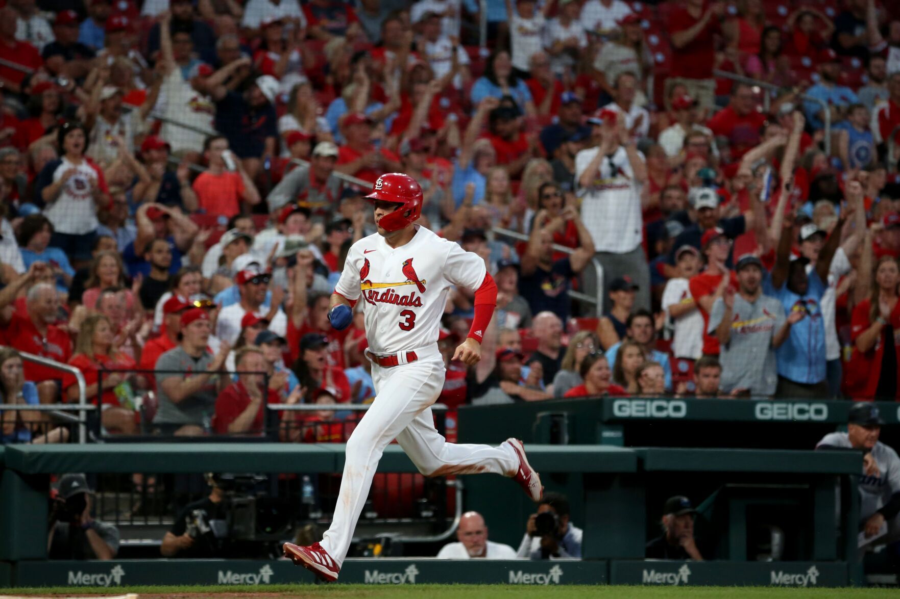Game 2 of St. Louis Cardinals and Miami Marlins series